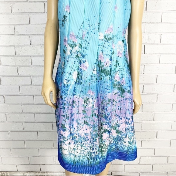 Gabby Skye Women's Vine Printed Fit & Flare Dress - Picture 8 of 9